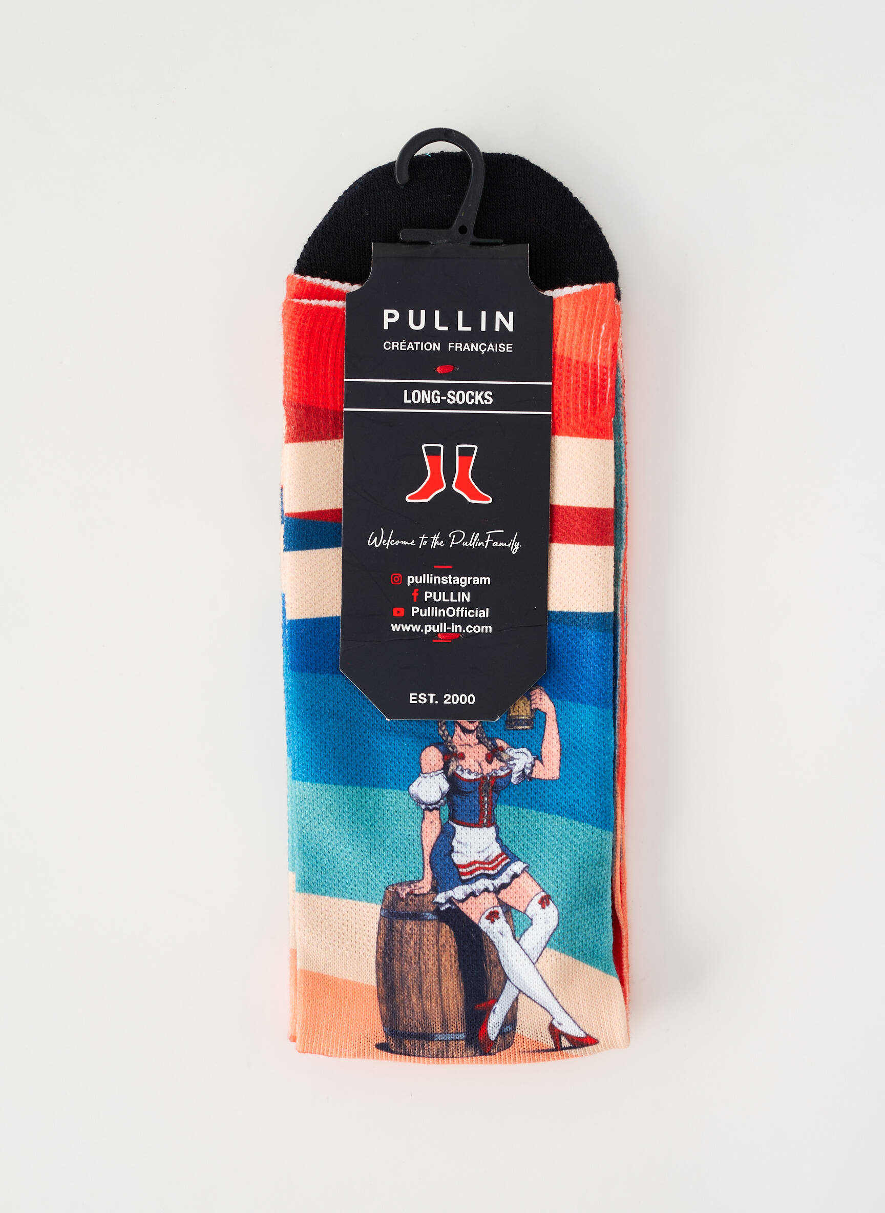 Kojinės fantazijos raštas mėlyna PULL IN vyras