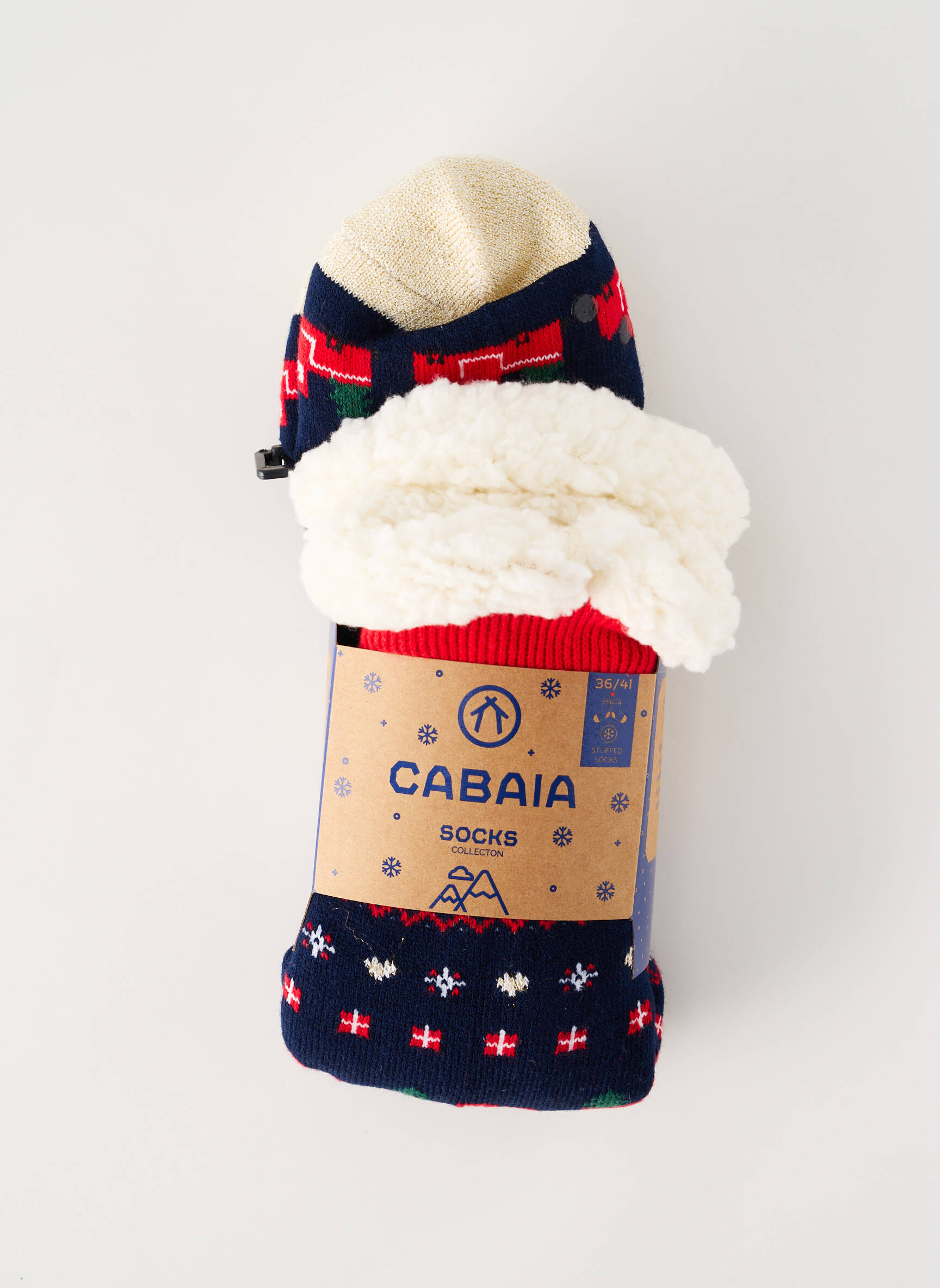 Kojinės fantazijos raštas mėlyna CABAÏA vyras