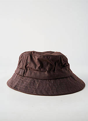 Skrybėlė popelinos audinys, kuris pasižymi lygiu ir tankiu paviršiumi. rudas AUSSIE APPAREL vyras