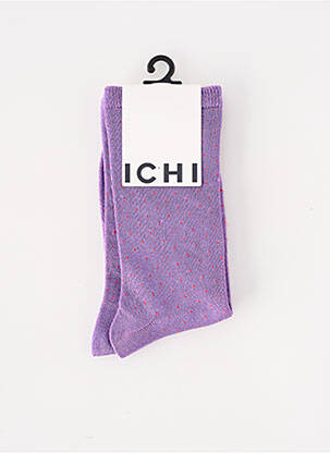 Kojinės sustiprintos siūlės violetinis ICHI moteris