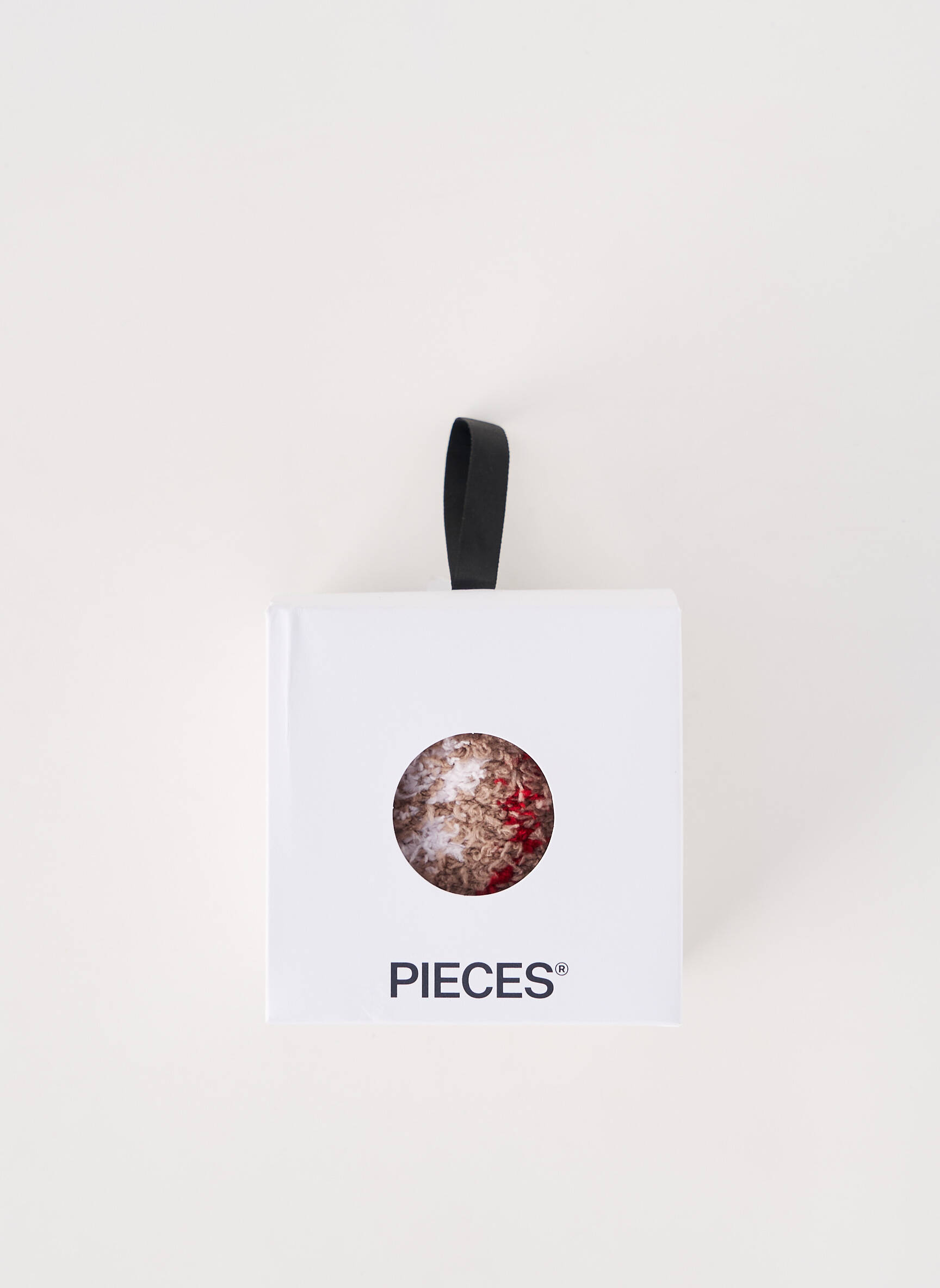 Kojinės sustiprintos siūlės rudas PIECES moteris