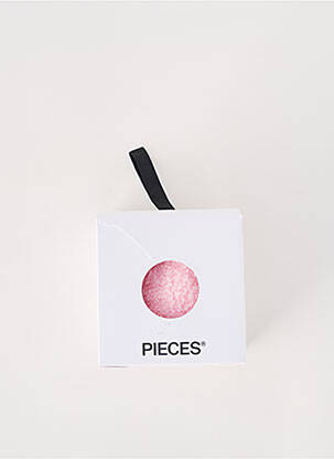 Kojinės sustiprintos siūlės rožinė PIECES moteris