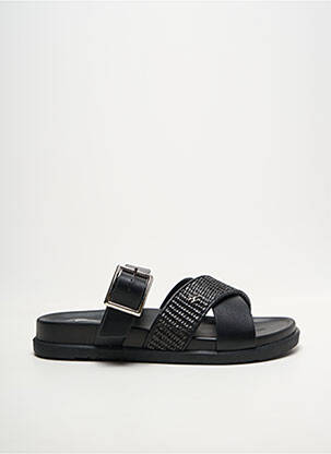 Mule/sabotai anatominė pado rūšis plokščias kulnas iki 3 cm juodas VANESSA WU moteris
