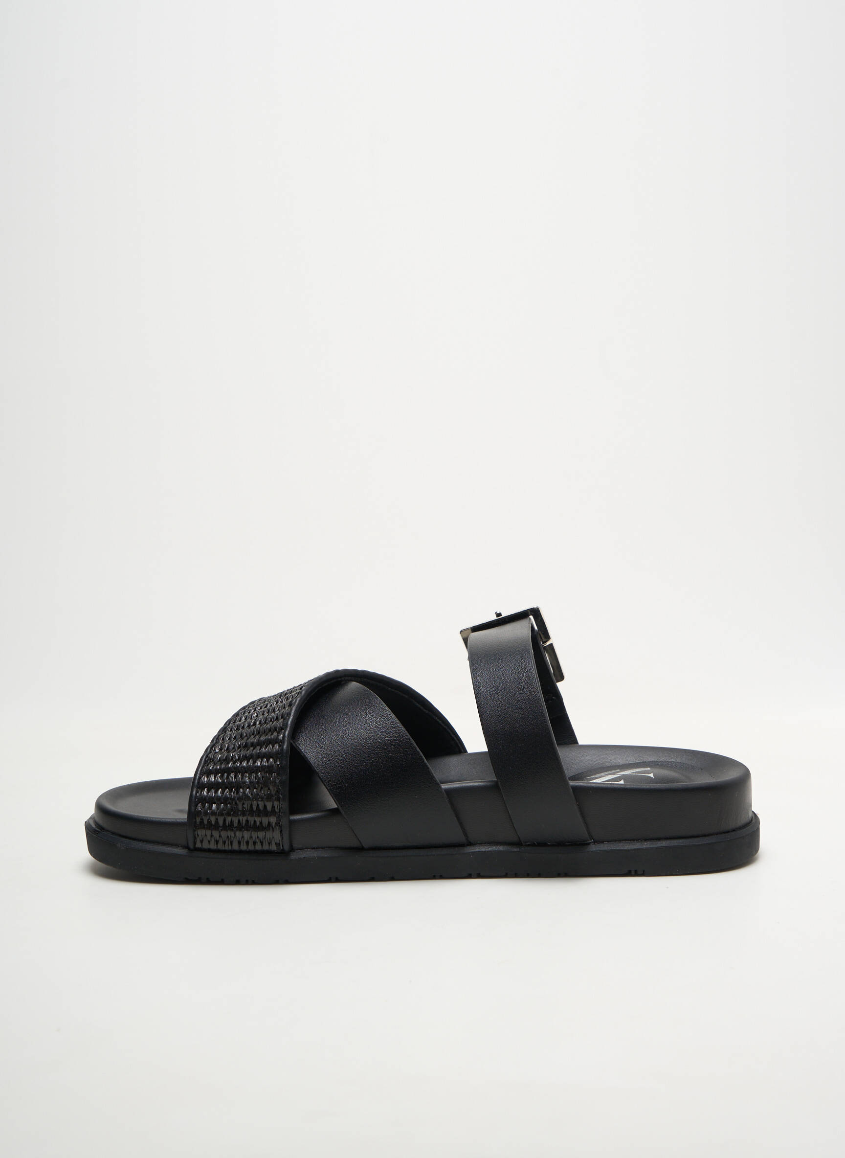 Mule/sabotai anatominė pado rūšis plokščias kulnas iki 3 cm juodas VANESSA WU moteris
