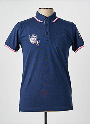 Polo jersey audinys trumpas rankovės mėlyna CAMBERABERO vyras