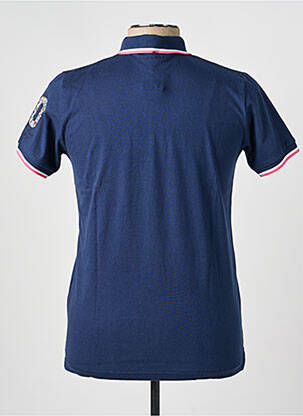 Polo jersey audinys trumpas rankovės mėlyna CAMBERABERO vyras