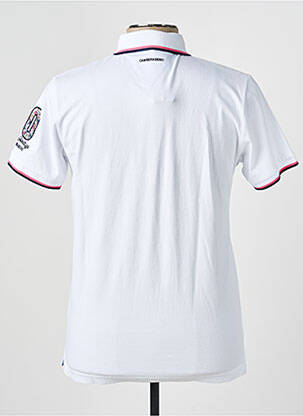 Polo jersey audinys trumpas rankovės baltas CAMBERABERO vyras