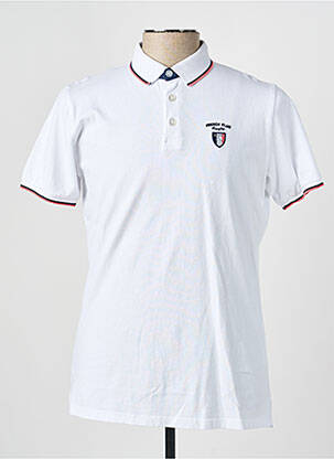 Polo jersey audinys trumpas rankovės baltas CAMBERABERO vyras