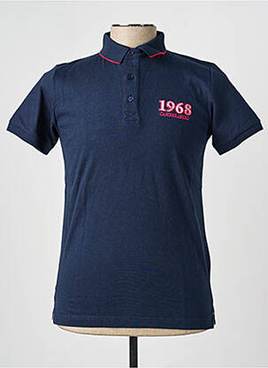 Polo jersey audinys trumpas rankovės mėlyna CAMBERABERO vyras
