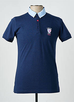 Polo jersey audinys trumpas rankovės mėlyna CAMBERABERO vyras