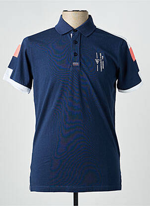 Polo sietspausdinimas trumpas rankovės mėlyna CAMBERABERO vyras
