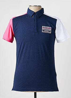 Polo jersey audinys trumpas rankovės mėlyna CAMBERABERO vyras