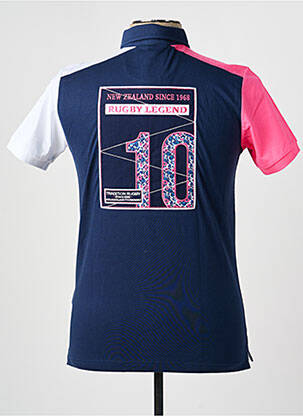 Polo jersey audinys trumpas rankovės mėlyna CAMBERABERO vyras
