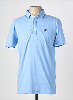 Polo jersey audinys trumpas rankovės mėlyna CAMBERABERO vyras