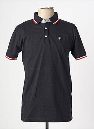Polo tiesi kirpimas trumpas rankovės juodas CAMBERABERO vyras