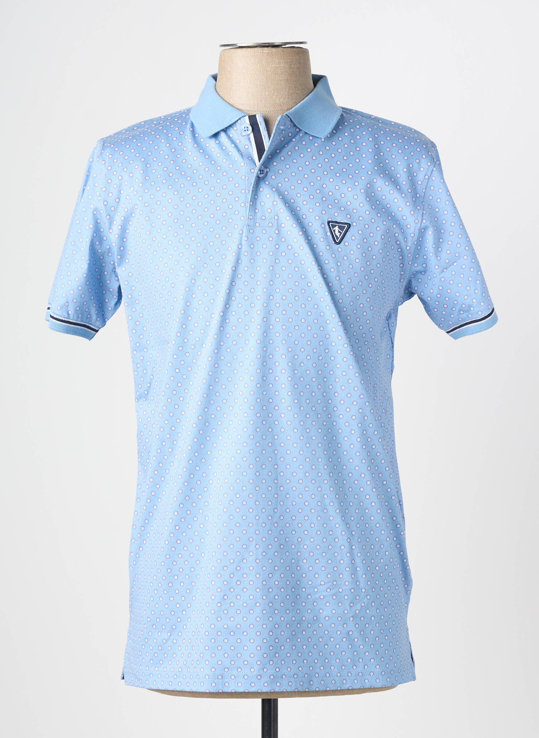 Polo ilgos rankovės ilgos rankovės mėlyna CAMBERABERO vyras