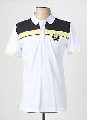 Polo jersey audinys trumpas rankovės baltas CAMBERABERO vyras