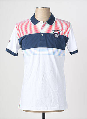 Polo tiesi kirpimas trumpas rankovės baltas CAMBERABERO vyras
