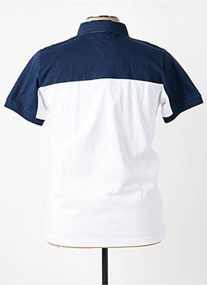 Polo jersey audinys trumpas rankovės baltas CAMBERABERO vyras