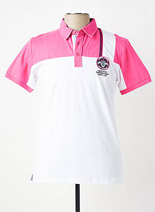 Polo jersey audinys trumpas rankovės rožinė CAMBERABERO vyras