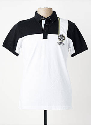 Polo jersey audinys trumpas rankovės juodas CAMBERABERO vyras