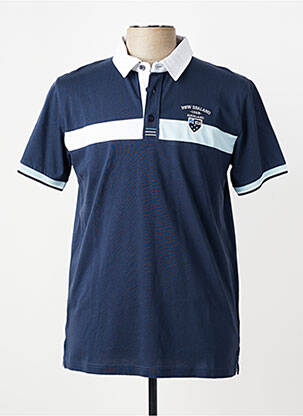 Polo jersey audinys trumpas rankovės mėlyna CAMBERABERO vyras