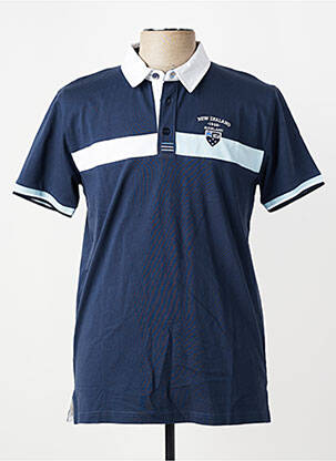 Polo jersey audinys trumpas rankovės mėlyna CAMBERABERO vyras