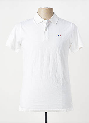 Polo jersey audinys trumpas rankovės baltas CAMBERABERO vyras