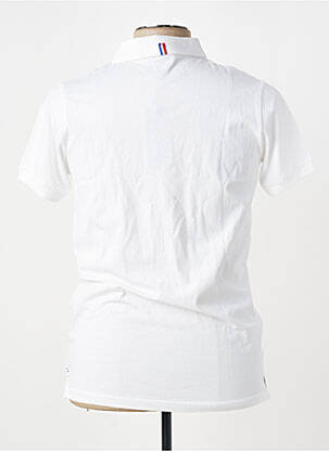 Polo jersey audinys trumpas rankovės baltas CAMBERABERO vyras
