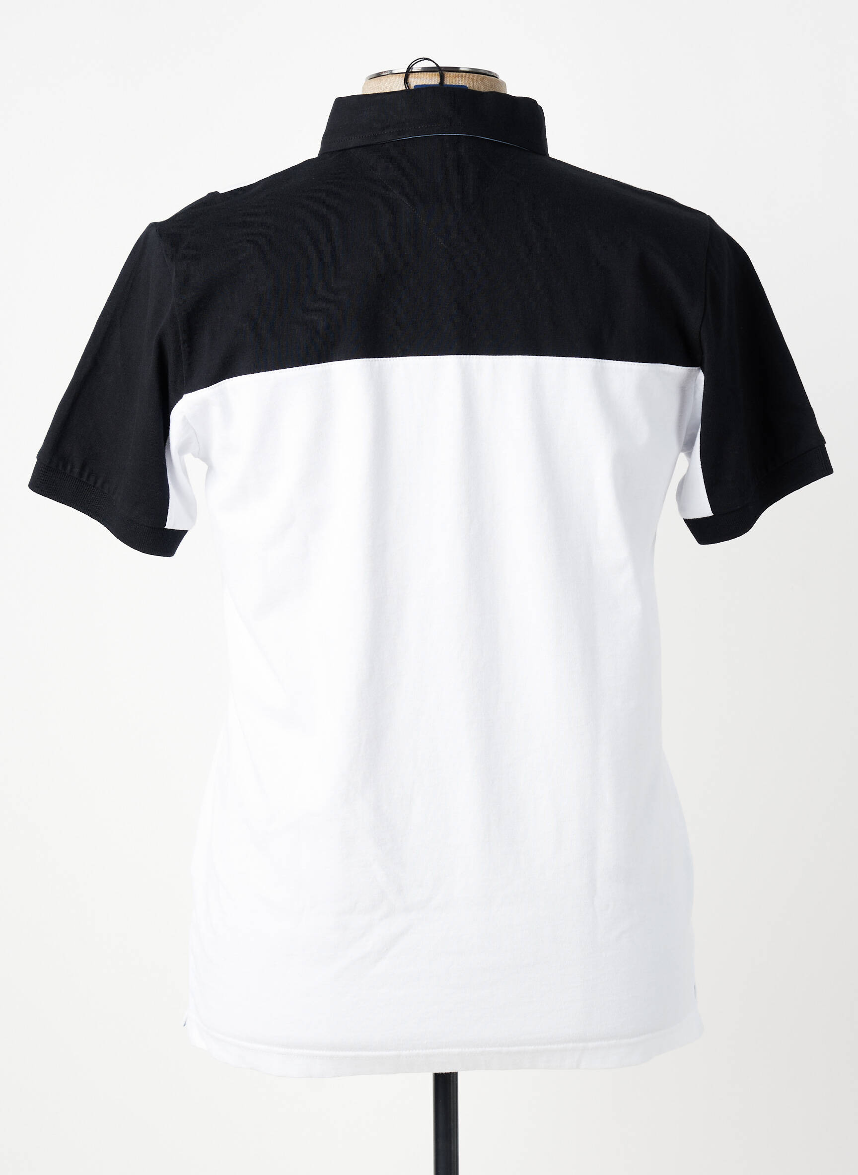 Polo jersey audinys trumpas rankovės juodas CAMBERABERO vyras