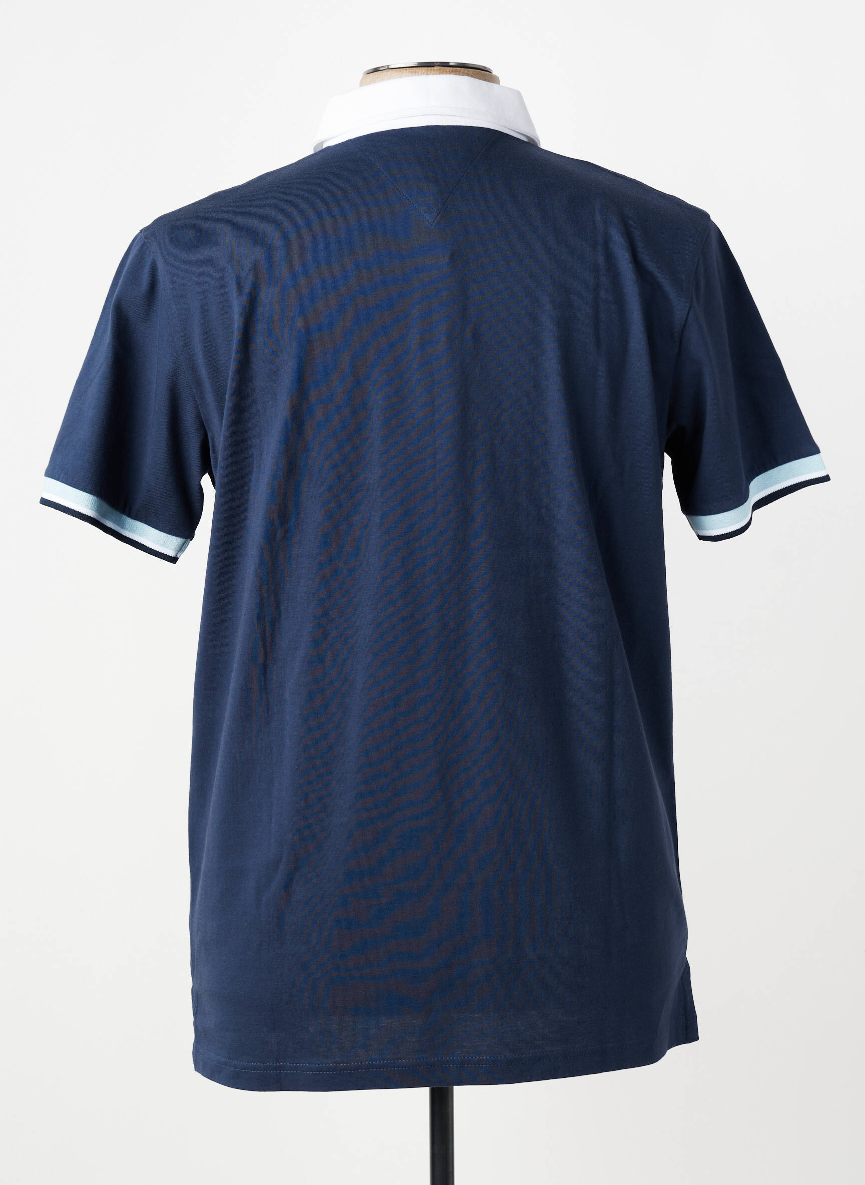 Polo jersey audinys trumpas rankovės mėlyna CAMBERABERO vyras