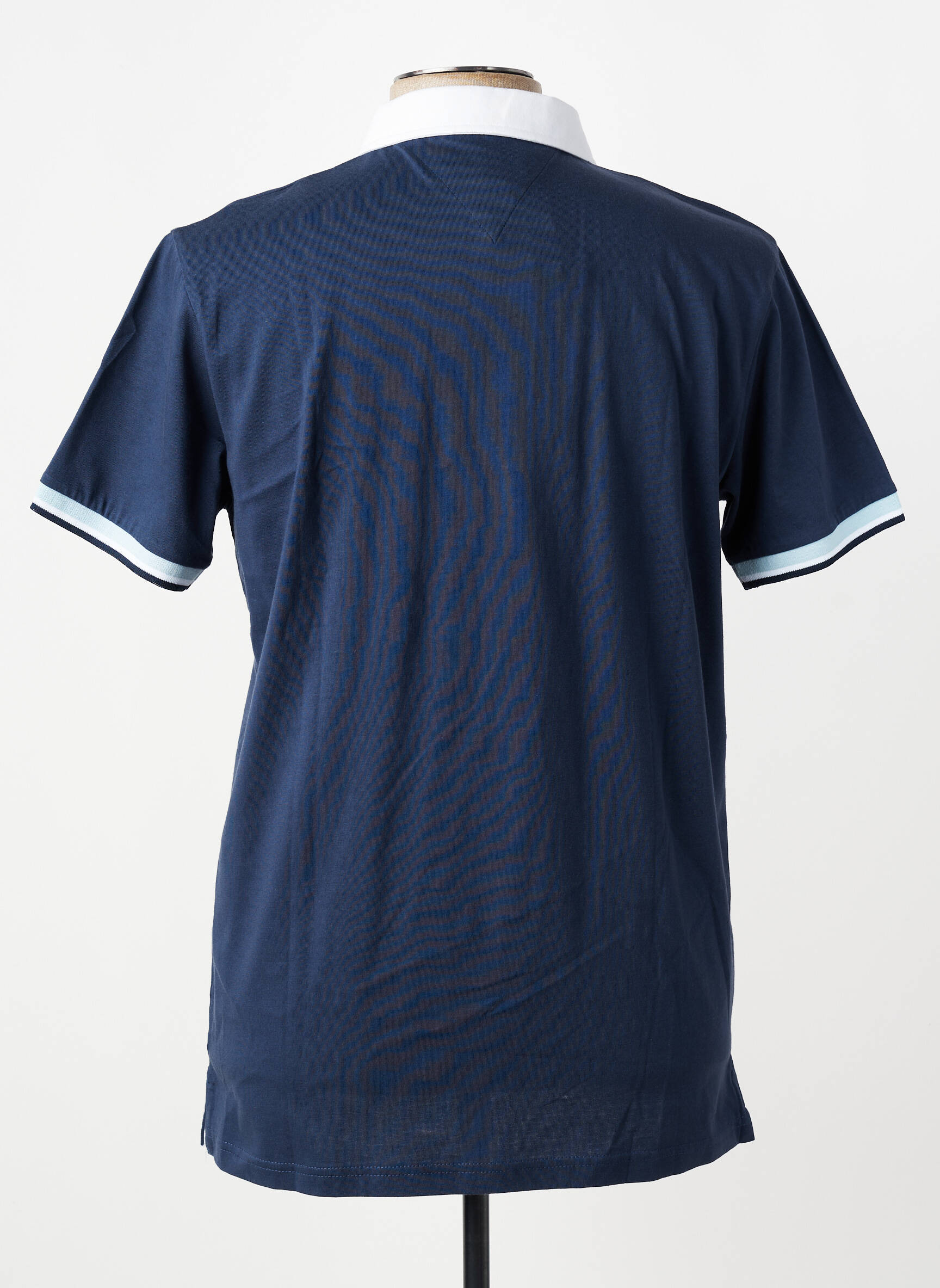 Polo jersey audinys trumpas rankovės mėlyna CAMBERABERO vyras
