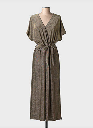 Ilga suknelė trumpas rankovės trumpas rankovės auksas GRACE & MILA moteris