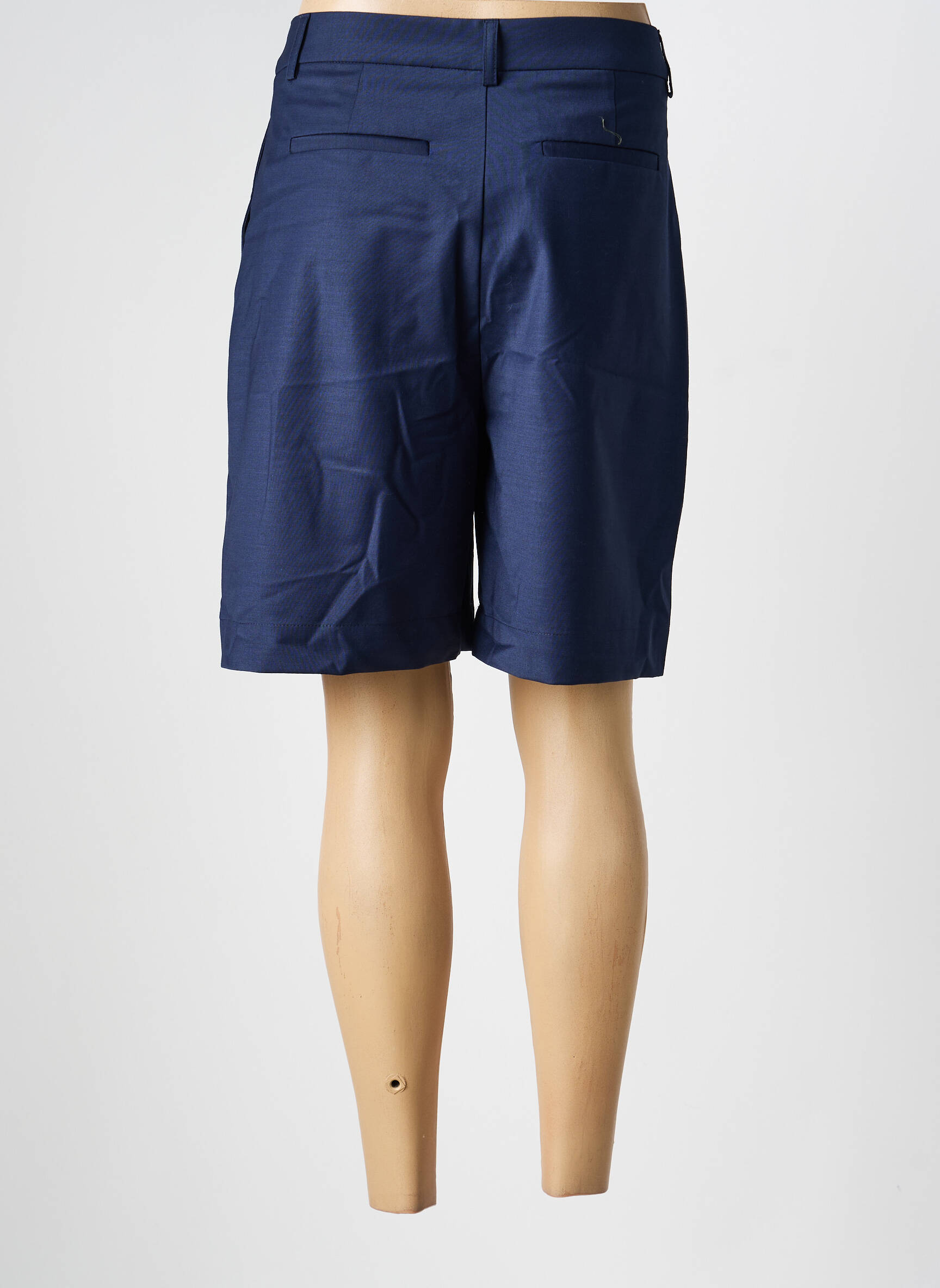 Bermudas aukšta talija pincetų dydis mėlyna JANE BLUE mergina