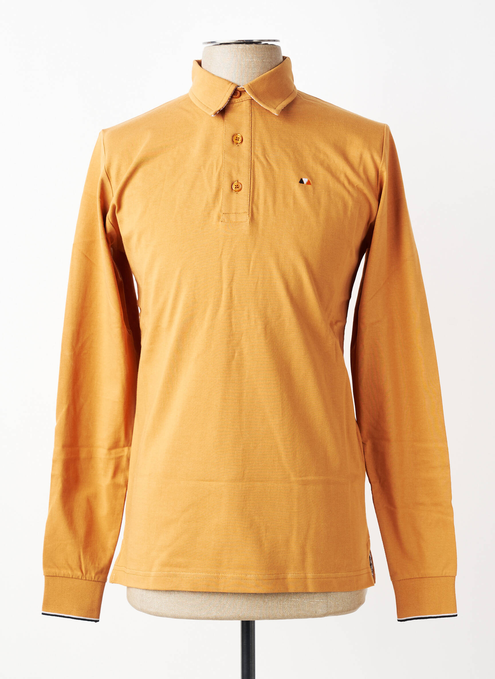 Polo ilgos rankovės ilgos rankovės oranžinė CAMBERABERO vyras