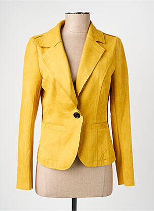 Švarkas centrinė iškirptė geltona HF WOMAN COLLECTION moteris