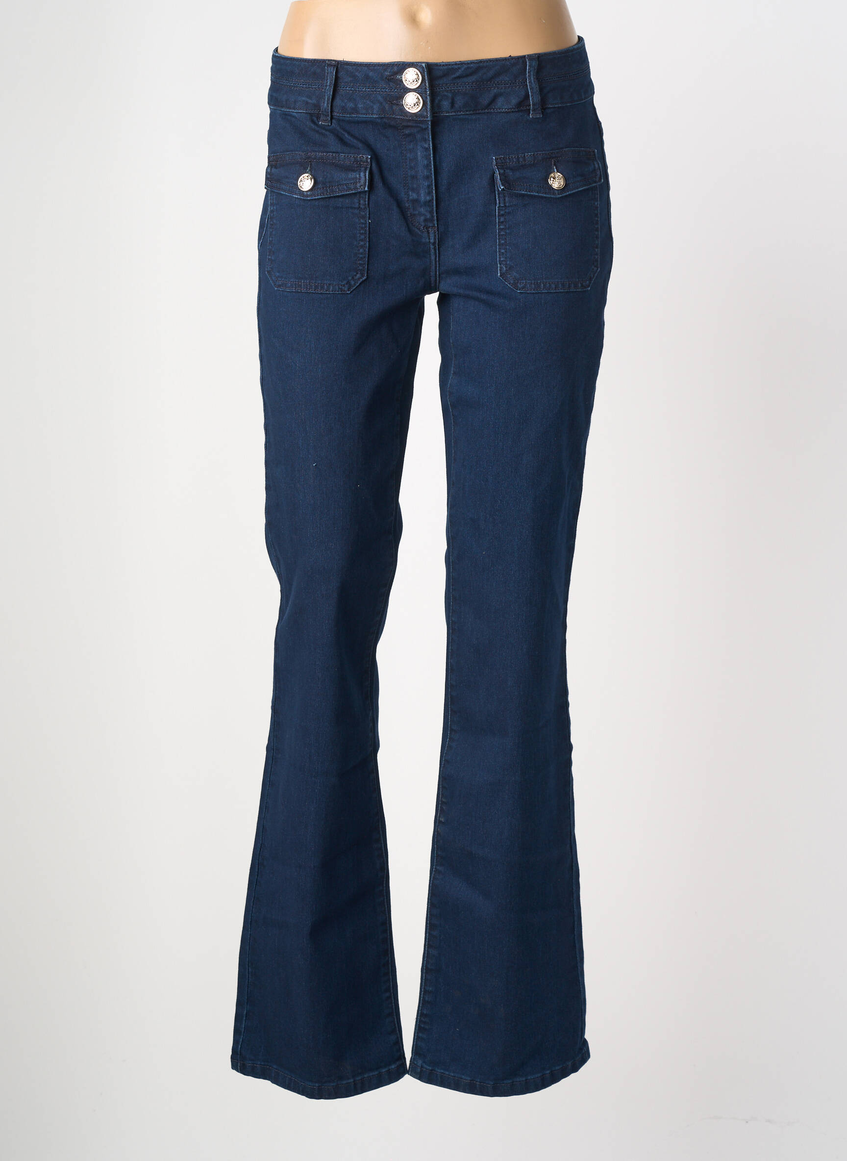 Bootcut džinsai normala dydis normala dydis mėlyna MORGAN moteris