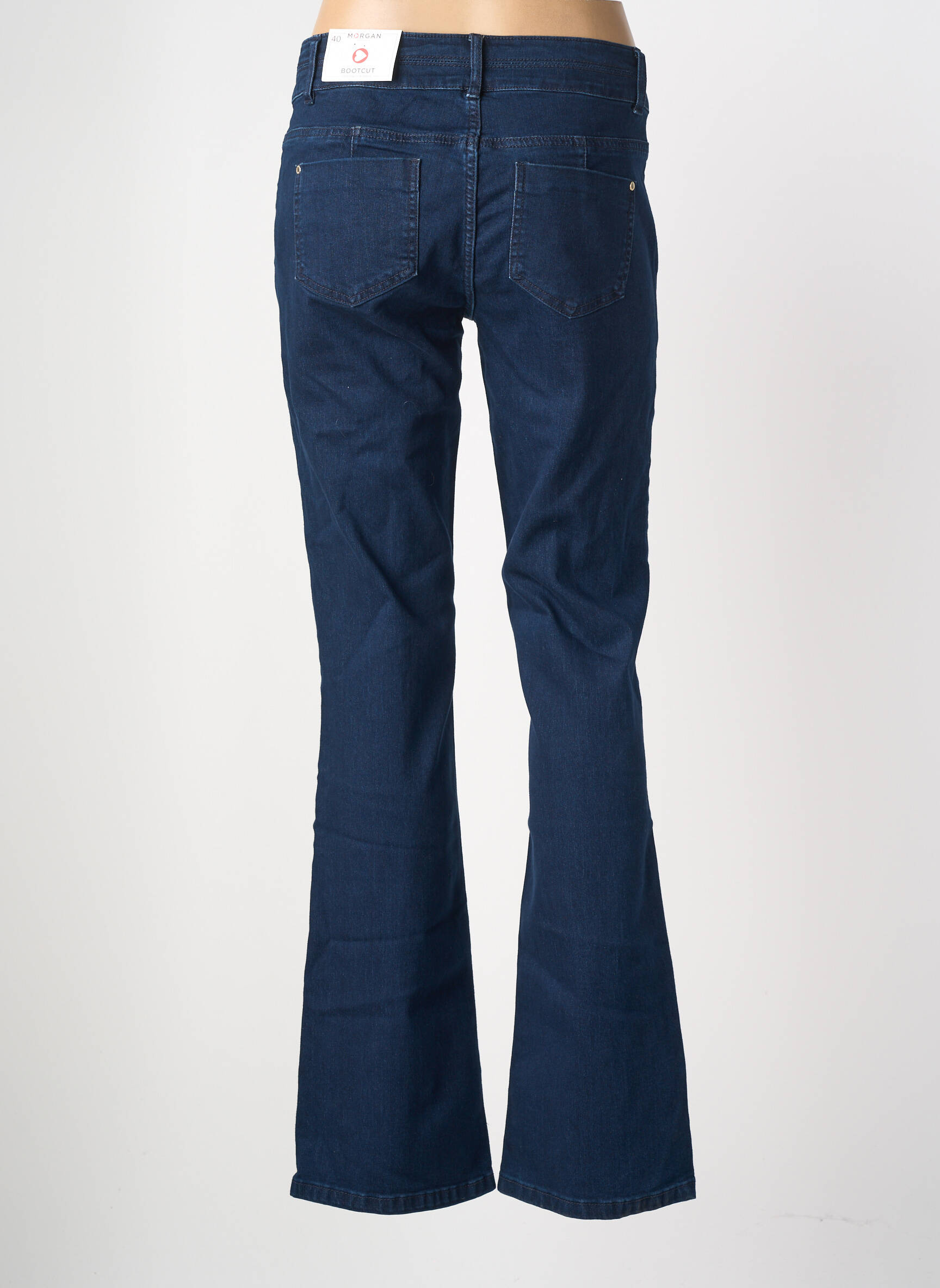 Bootcut džinsai normala dydis normala dydis mėlyna MORGAN moteris