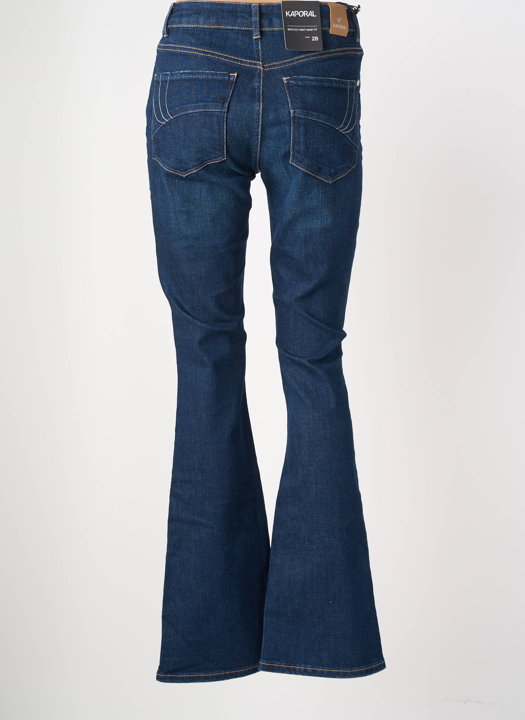 Bootcut džinsai aukšta talija aukšta talija mėlyna KAPORAL moteris