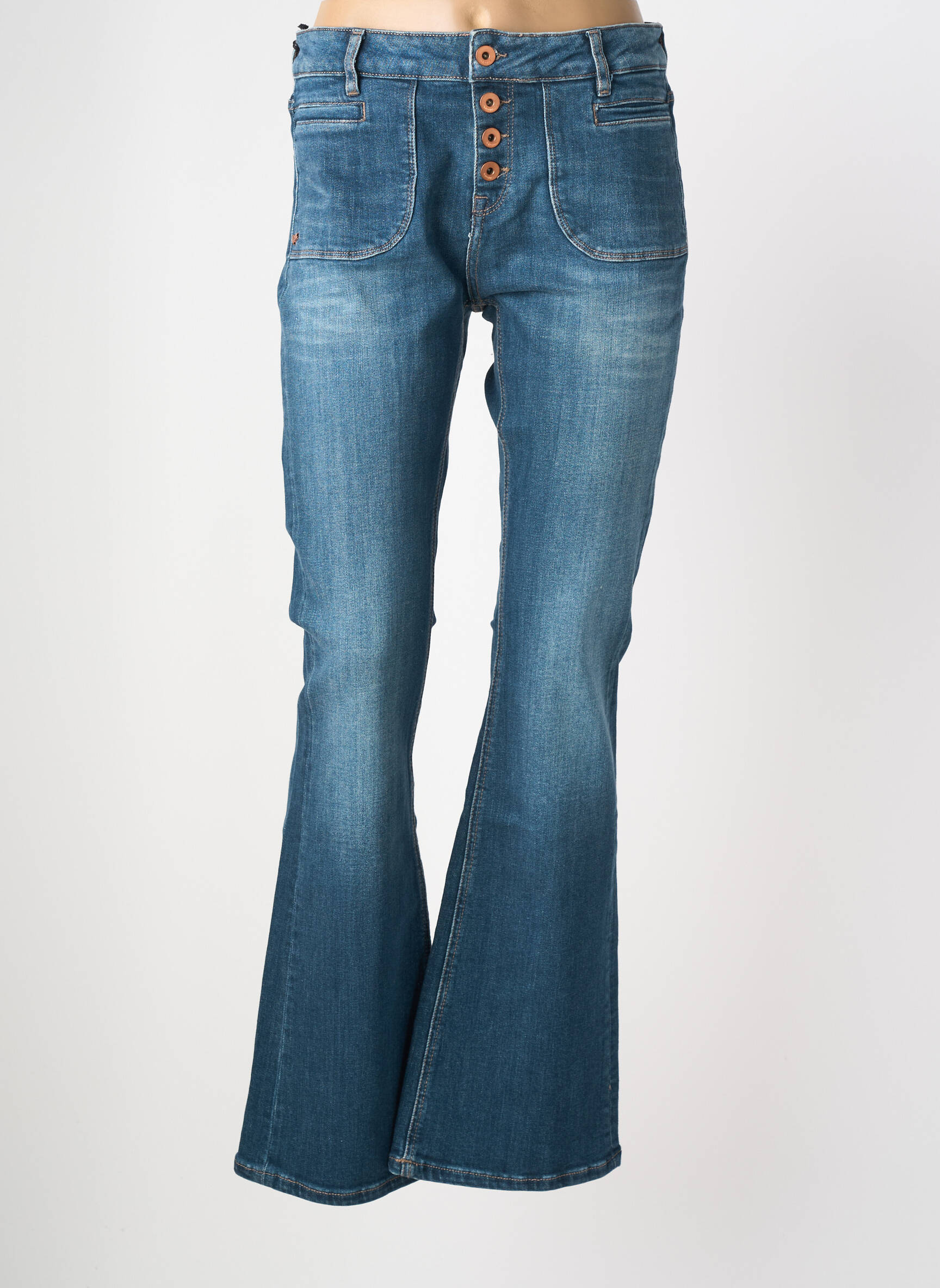 Bootcut džinsai normala dydis normala dydis mėlyna KAPORAL moteris