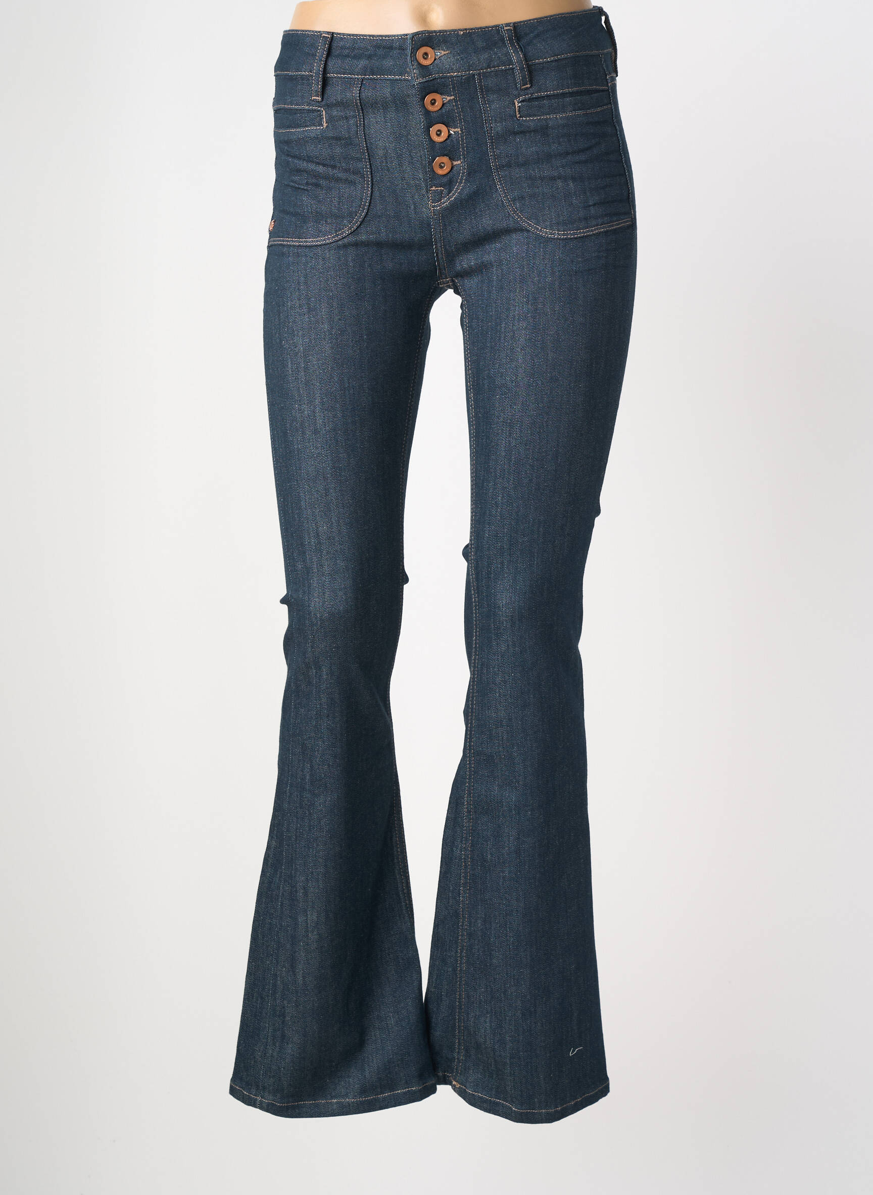 Bootcut džinsai aukšta talija aukšta talija mėlyna KAPORAL moteris