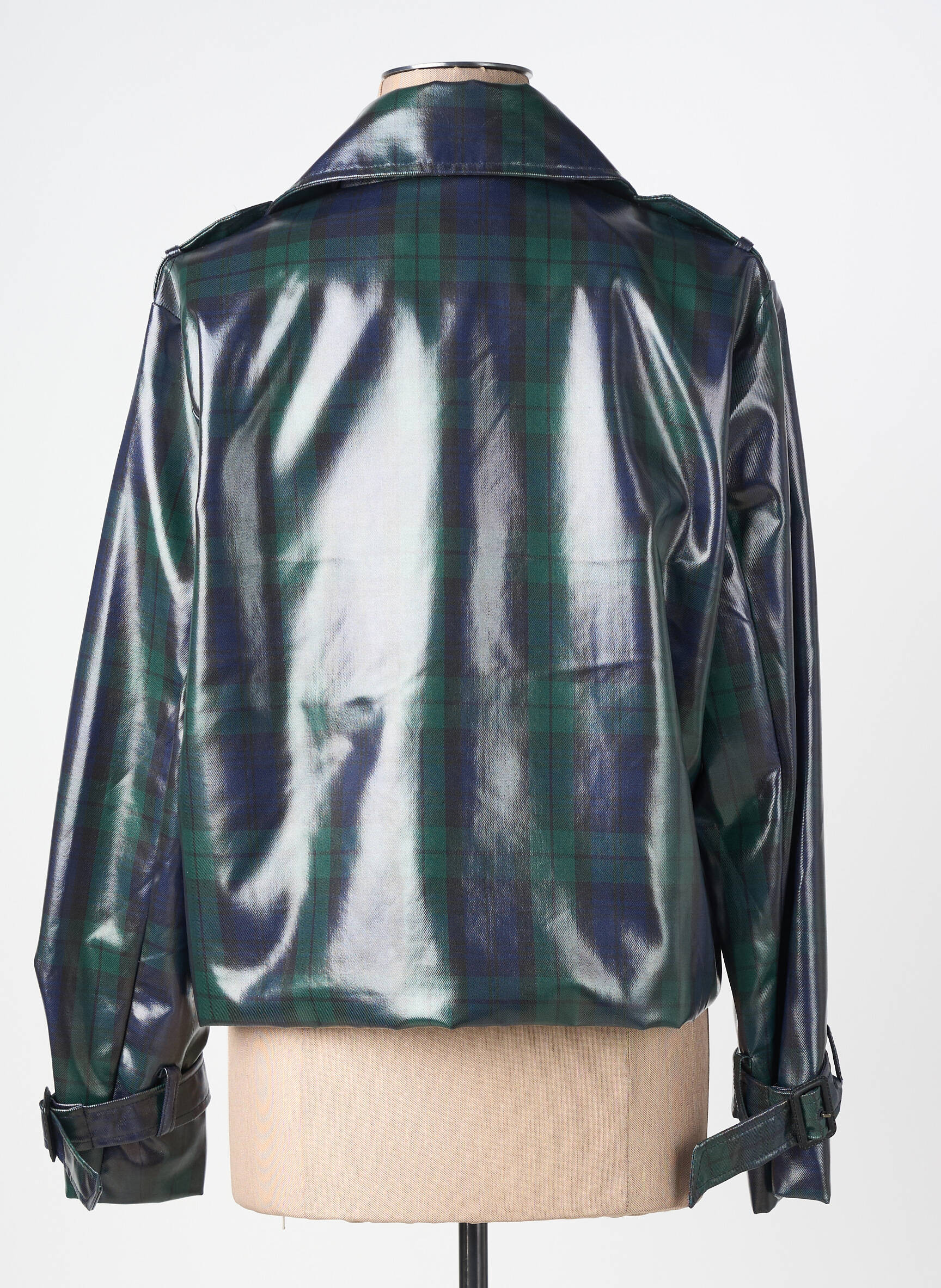 Kasdienis švarkas dvigubai apdailinta vidinė dalis žalias HIPPOCAMPE moteris
