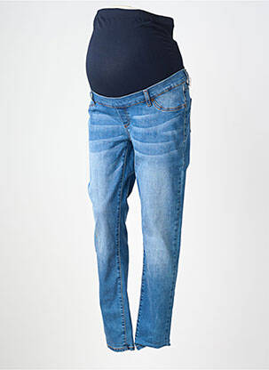 Nėštumo džinsai tamprumas mėlyna MAMA JEANS moteris