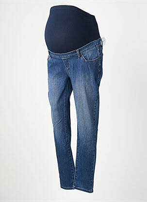 Nėštumo džinsai tamprumas mėlyna MAMA JEANS moteris