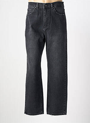 Tiesios kirpimo džinsai uždarymas su užtrauktuku po mygtuku uždengimu juodas I8 DENIM vyras