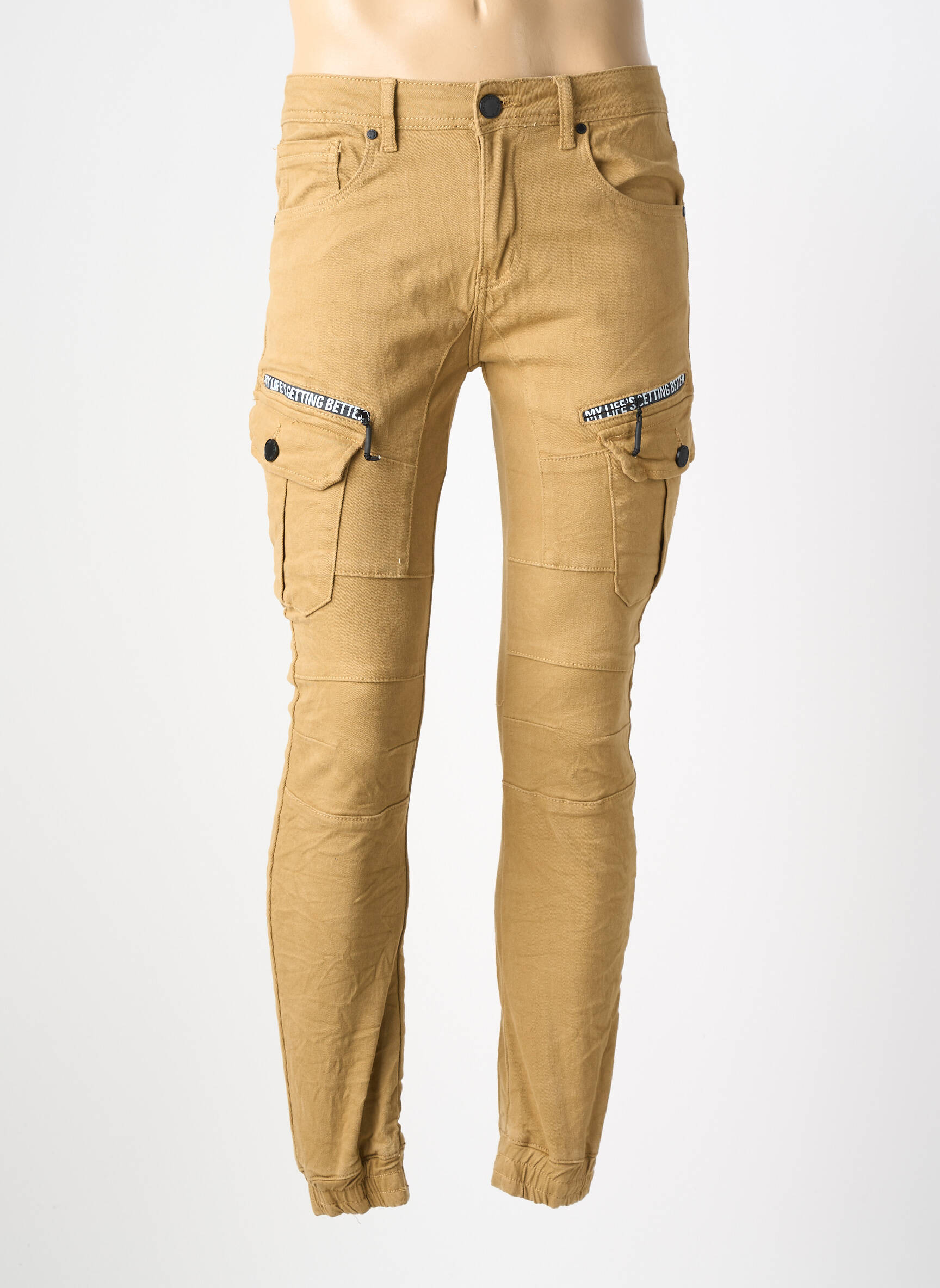 Kargo kelnė kišenės bežinis LEEYO JEANS vyras
