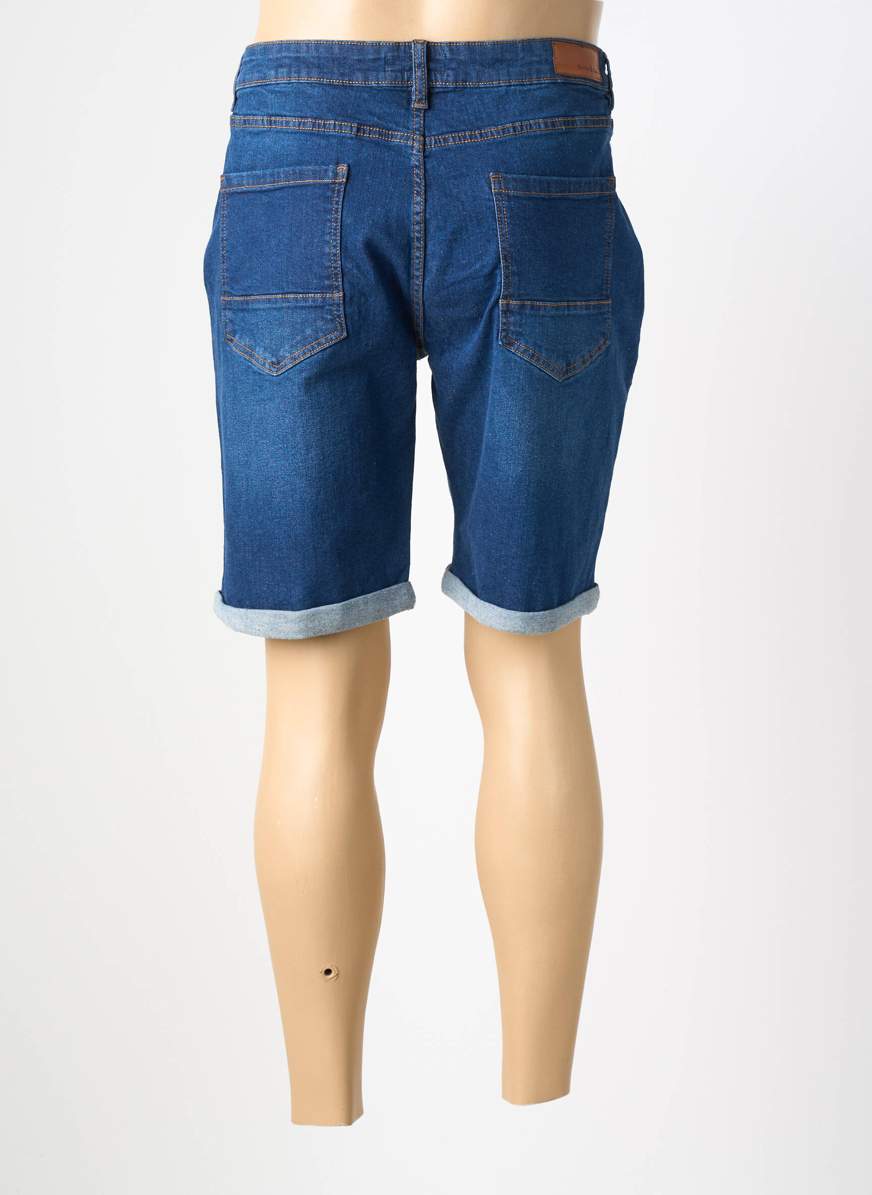 Bermudas denimo audinys mėlyna LE VESTIAIRE vyras