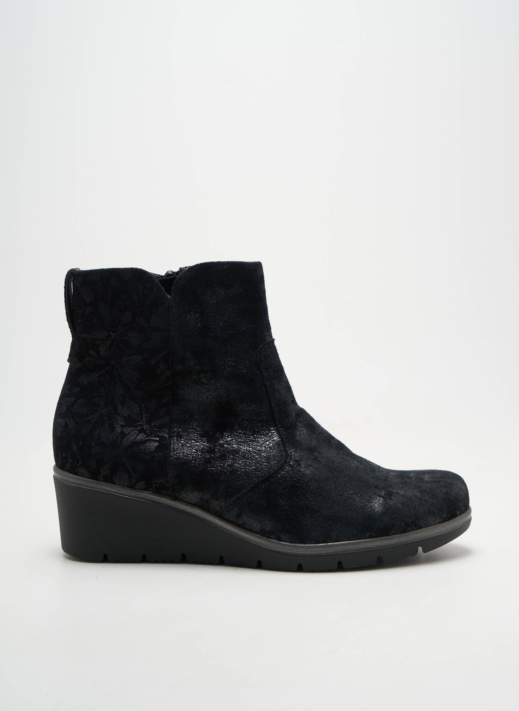Batai/botai satino audinys kulnas nuo 4 iki 6 cm juodas ARTIKA SOFT moteris