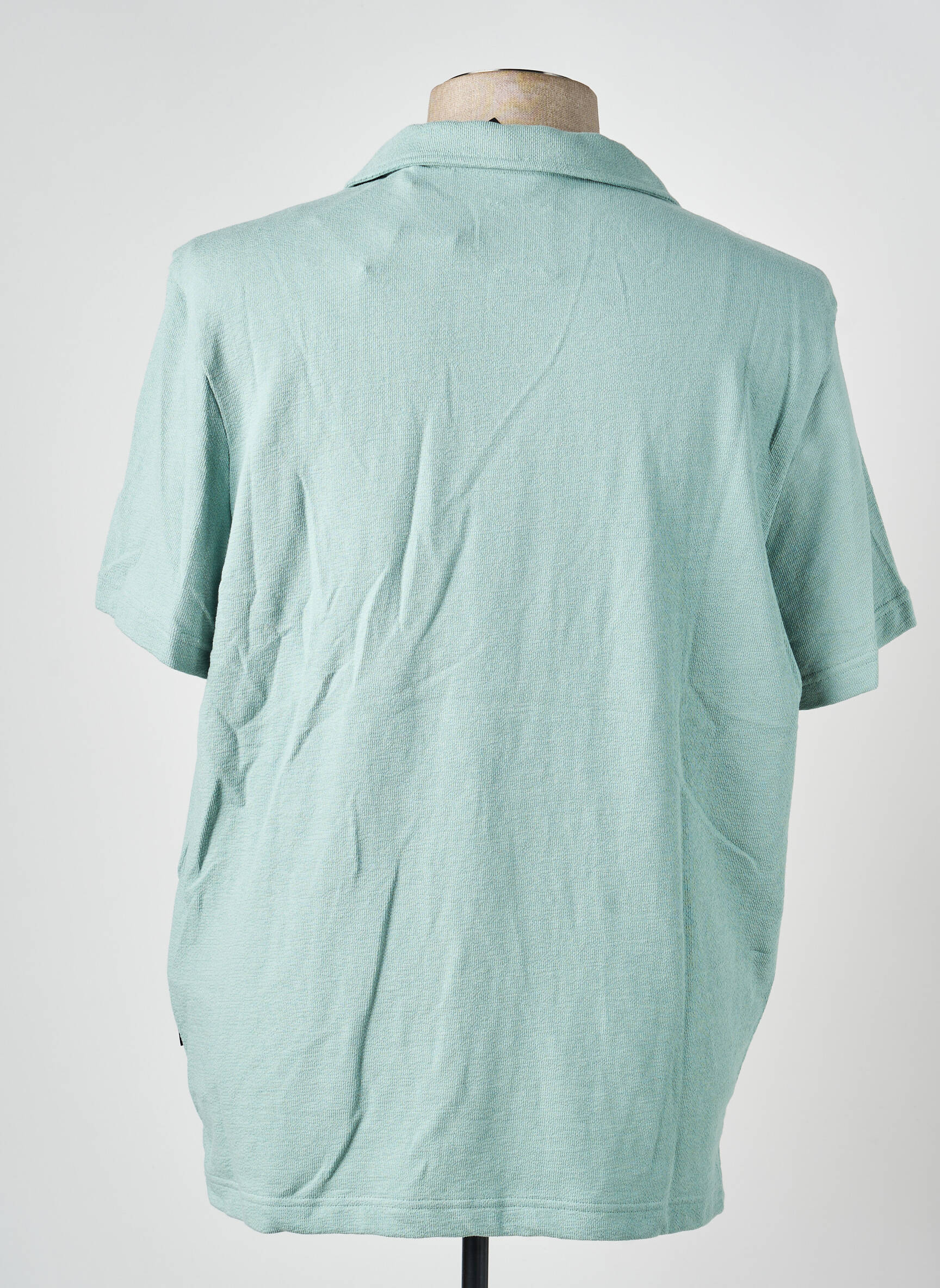 Polo jersey audinys trumpas rankovės žalias ECOALF vyras