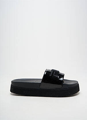 Mule/sabotai satino audinys kulnas nuo 4 iki 6 cm juodas FILA moteris